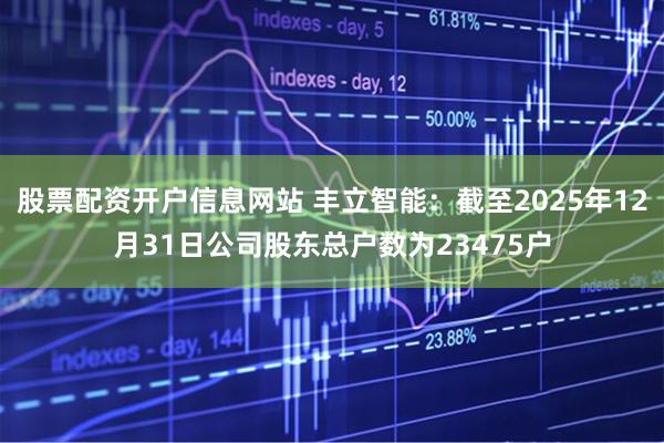 股票配资开户信息网站 丰立智能：截至2025年12月31日公司股东总户数为23475户